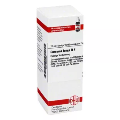 CURCUMA LONGA D 4 lahjendus, 20 ml