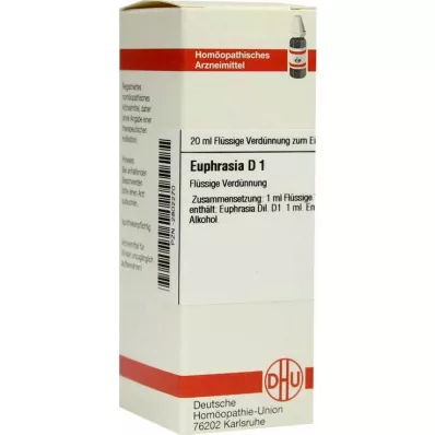 EUPHRASIA D 1 Lahjendus, 20 ml