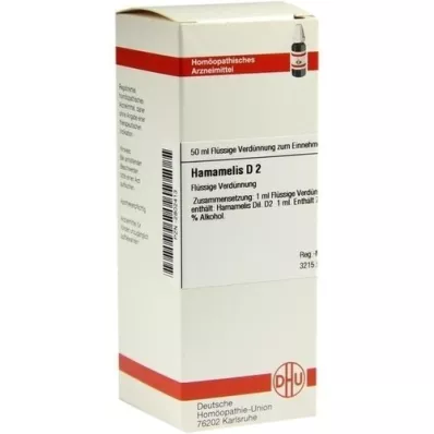 HAMAMELIS D 2 Lahjendus, 50 ml