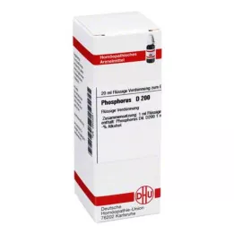 PHOSPHORUS D 200 lahjendus, 20 ml