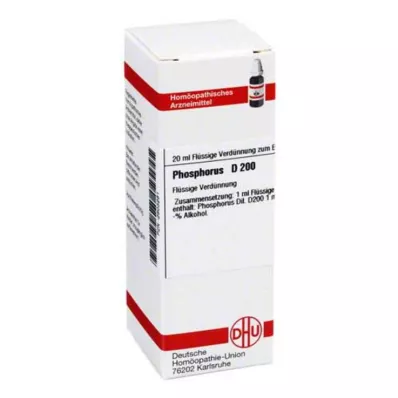 PHOSPHORUS D 200 lahjendus, 20 ml