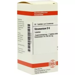 STRAMONIUM D 6 tabletti, 80 tk
