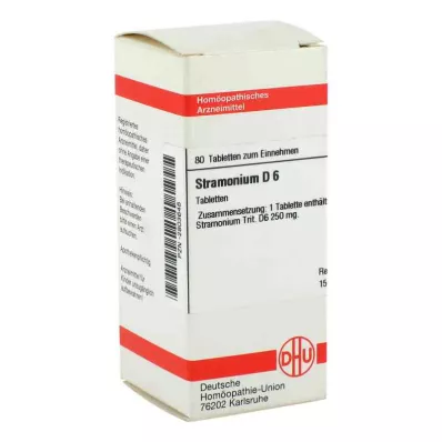 STRAMONIUM D 6 tabletti, 80 tk