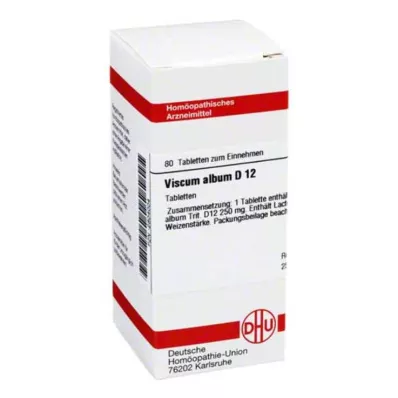 VISCUM ALBUM D 12 tabletti, 80 tk