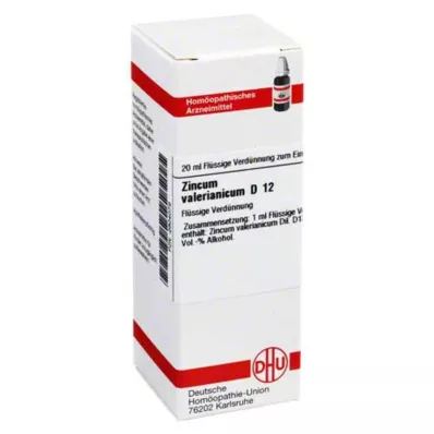 ZINCUM VALERIANICUM D 12 Lahjendus, 20 ml ZINCUM VALERIANICUM D 12 Lahjendus, 20 ml