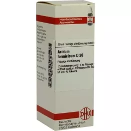 ACIDUM FORMICICUM D 30 Lahjendus, 20 ml