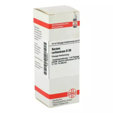 BARIUM CARBONICUM D 30 Lahjendus, 20 ml BARIUM CARBONICUM D 30 Lahjendus, 20 ml