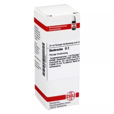 QUEBRACHO D 2 Lahjendus, 20 ml