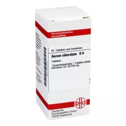 AURUM CHLORATUM D 6 tabletti, 80 tk