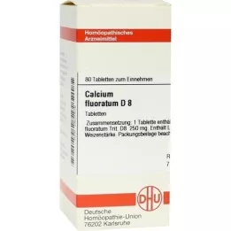 CALCIUM FLUORATUM D 8 tabletti, 80 tk