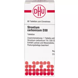 STRONTIUM CARBONICUM D 30 tabletti, 80 tk