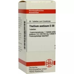 THALLIUM ACETICUM D 30 tabletti, 80 tk