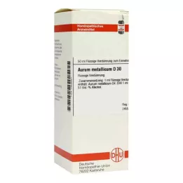 AURUM METALLICUM D 30 Lahjendus, 50 ml