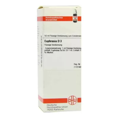 EUPHRASIA D 3 Lahjendus, 50 ml EUPHRASIA D 3 Lahjendus, 50 ml