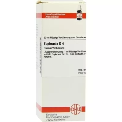 EUPHRASIA D 4 lahjendus, 50 ml