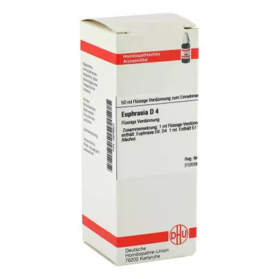 EUPHRASIA D 4 lahjendus, 50 ml