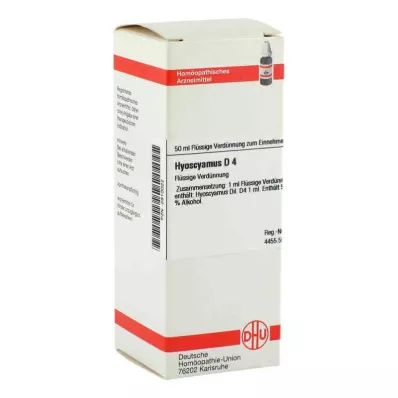HYOSCYAMUS D 4 lahjendus, 50 ml