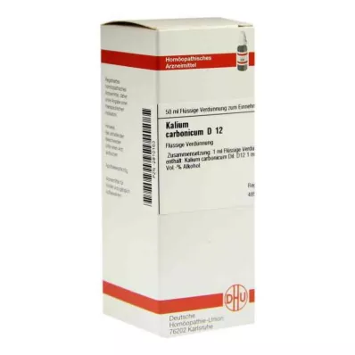 KALIUM CARBONICUM D 12 Lahjendus, 50 ml