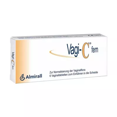VAGI C Fem vaginaaltabletid, 6 tk
