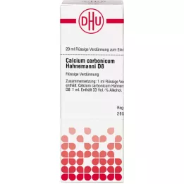 CALCIUM CARBONICUM Hahnemanni D 8 lahjendus, 20 ml