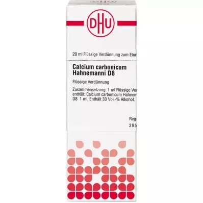 CALCIUM CARBONICUM Hahnemanni D 8 lahjendus, 20 ml