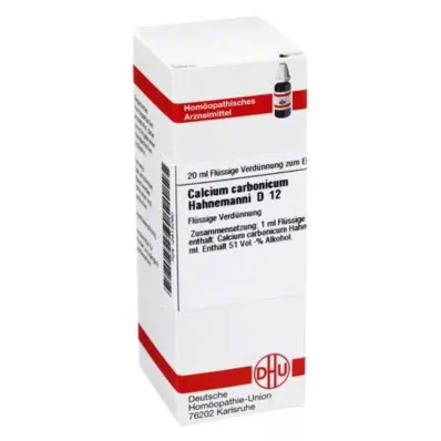 CALCIUM CARBONICUM Hahnemanni D 12 lahjendus, 20 ml