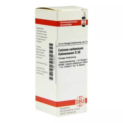 CALCIUM CARBONICUM Hahnemanni D 30 lahjendus, 20 ml