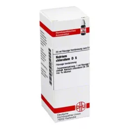 NATRIUM CHLORATUM D 6 Lahjendus, 20 ml