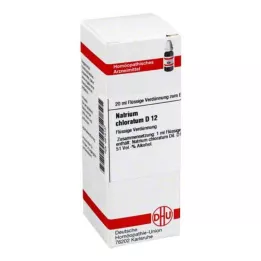 NATRIUM CHLORATUM D 12 Lahjendus, 20 ml