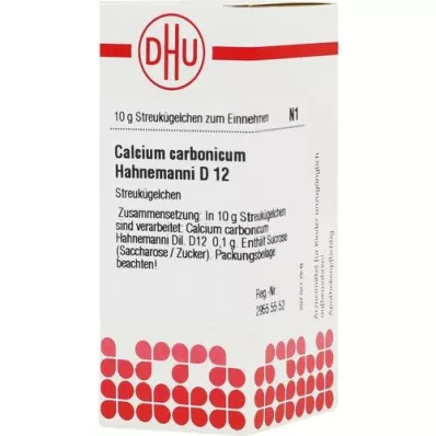 CALCIUM CARBONICUM Hahnemanni D 12 kapslit, 10 g