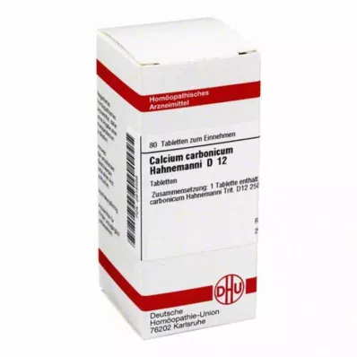 CALCIUM CARBONICUM Hahnemanni D 12 tabletti, 80 tk