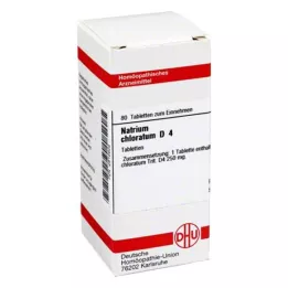 NATRIUM CHLORATUM D 4 tabletti, 80 tk