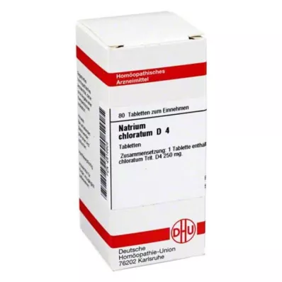 NATRIUM CHLORATUM D 4 tabletti, 80 tk