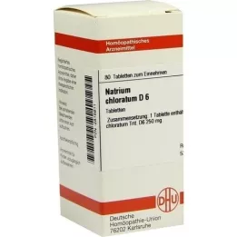 NATRIUM CHLORATUM D 6 tabletti, 80 tk