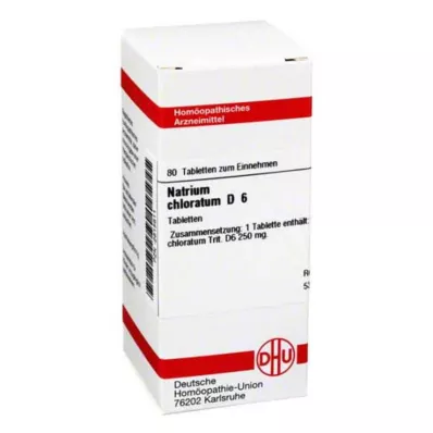 NATRIUM CHLORATUM D 6 tabletti, 80 tk