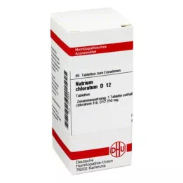 NATRIUM CHLORATUM D 12 tabletti, 80 tk