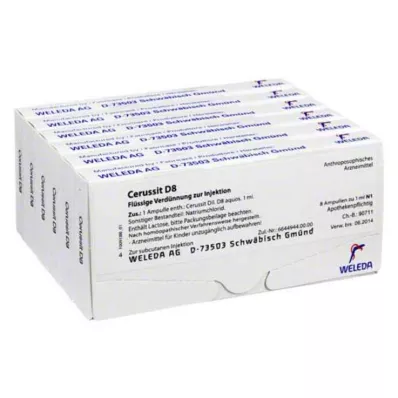 CERUSSIT D 8 ampulli, 48X1 ml