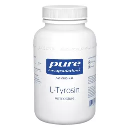PURE ENCAPSULATIONS L-türosiini kapslid, 90 kapslit