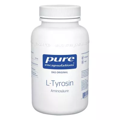 PURE ENCAPSULATIONS L-türosiini kapslid, 90 kapslit