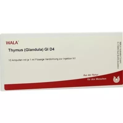 THYMUS GLANDULA GL D 4 ampulli, 10X1 ml