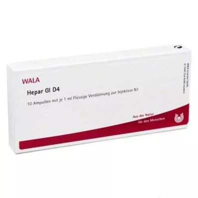 HEPAR GL D 4 ampulli, 10X1 ml