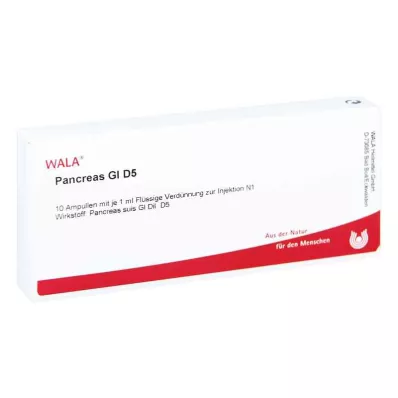 PANCREAS GL D 5 ampulli, 10X1 ml PANCREAS GL D 5 ampulli, 10X1 ml