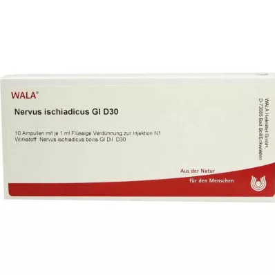 NERVUS ISCHIADICUS GL D 30 ampulli, 10X1 ml NERVUS ISCHIADICUS GL D 30 ampulli, 10X1 ml