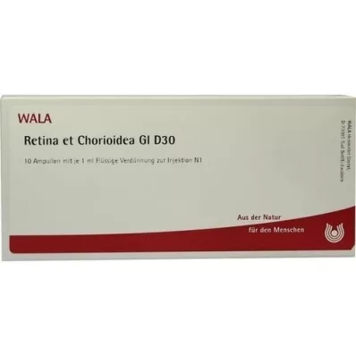 RETINA ET Chorioidea GL D 30 ampulli, 10X1 ml