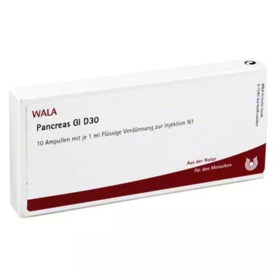 PANCREAS GL D 30 ampulli, 10X1 ml