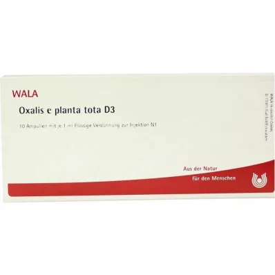OXALIS E planta tota D 3 ampulli, 10X1 ml