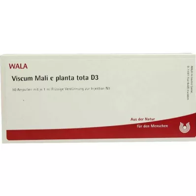 VISCUM MALI e planta tota D 3 ampulli, 10X1 ml