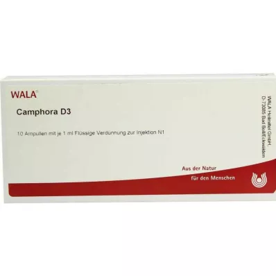CAMPHORA D 3 ampulli, 10X1 ml CAMPHORA D 3 ampulli, 10X1 ml
