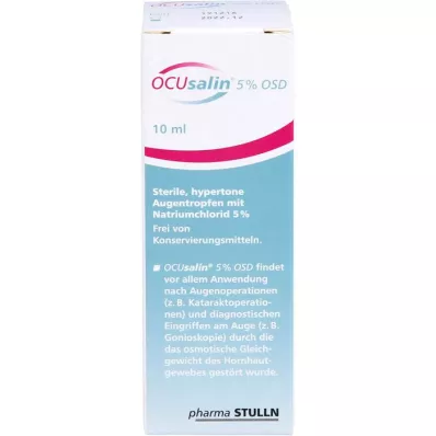 OCUSALIN 5% OSD silmatilgad, 1X10 ml