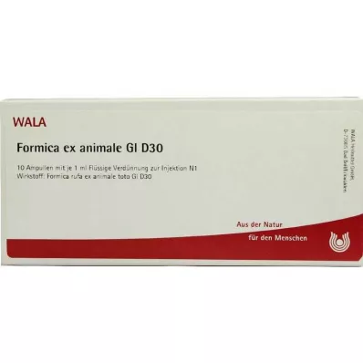 FORMICA EX animale GL D 30 ampulli, 10X1 ml